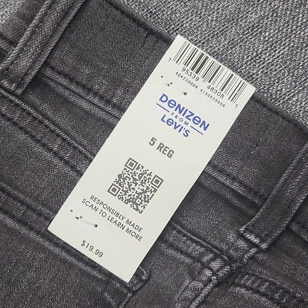 DENIZEN from Levi's Boys Taper Jeans - Black Size 5